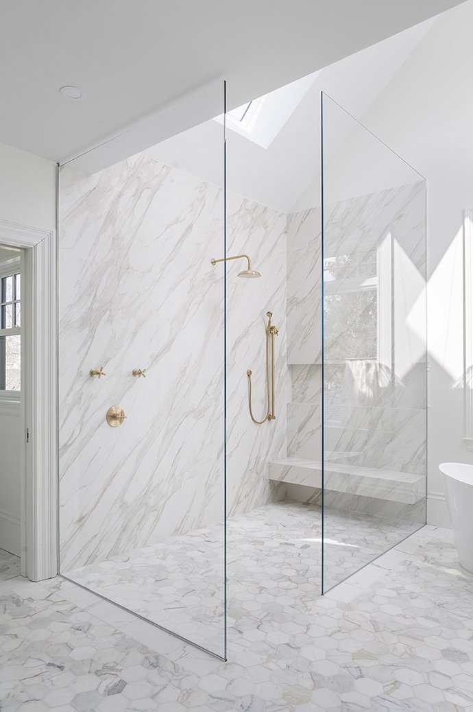 Luxury walk-in shower